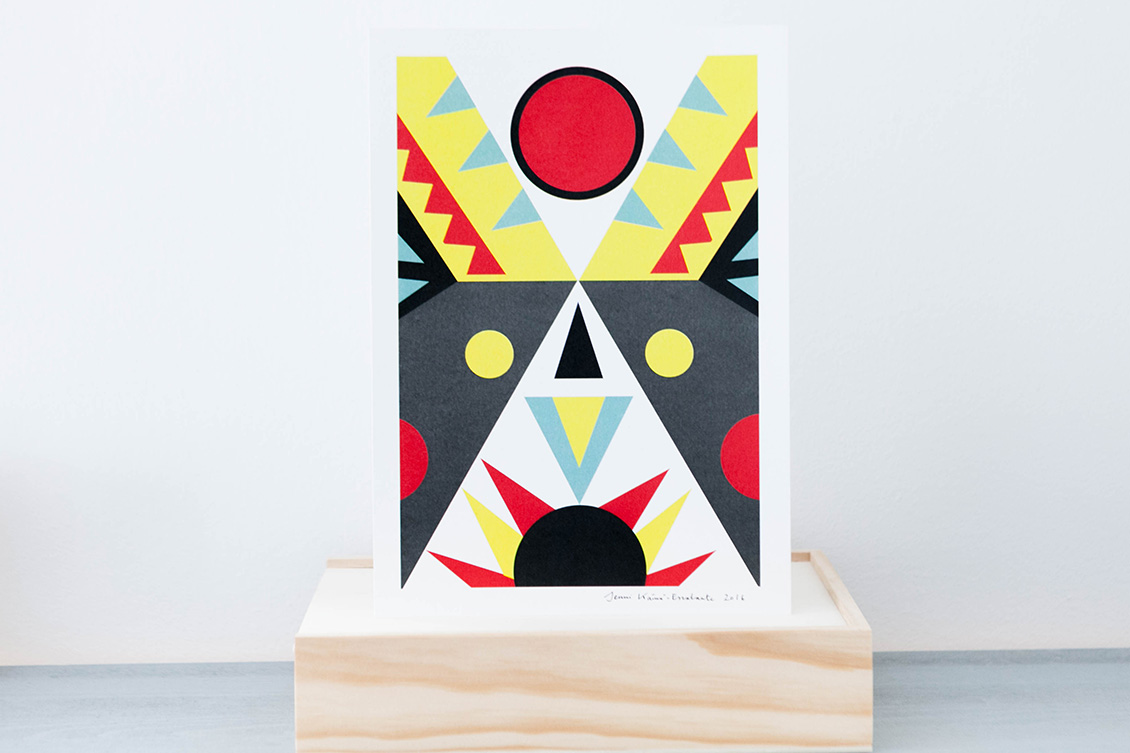 Ar Prints Jenka - Red Point